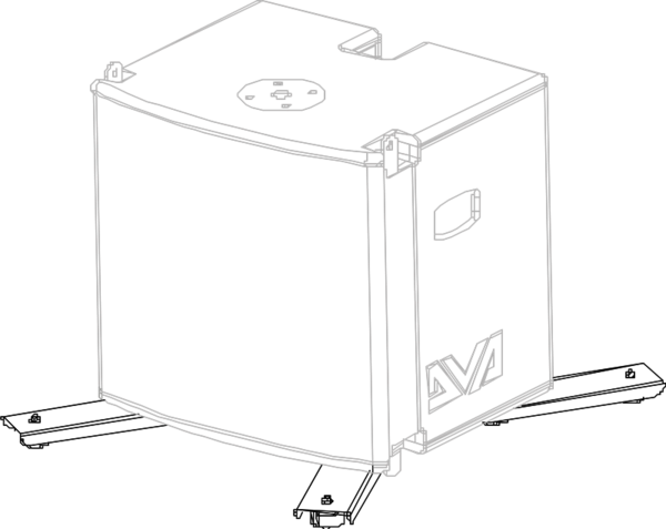 BASE FOR GROUND STACKING DVA MS12 AND DVA M2